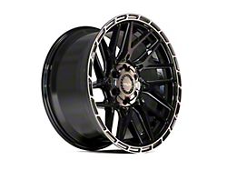 4Play Sport2.0 4PS28 Brushed Black Wheel; 20x9; -6mm Offset (18-25 Jeep Wrangler JL)