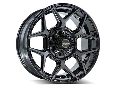 4Play 4P06 Brushed Black 6-Lug Wheel; 20x9; 0mm Offset (17-24 Titan)