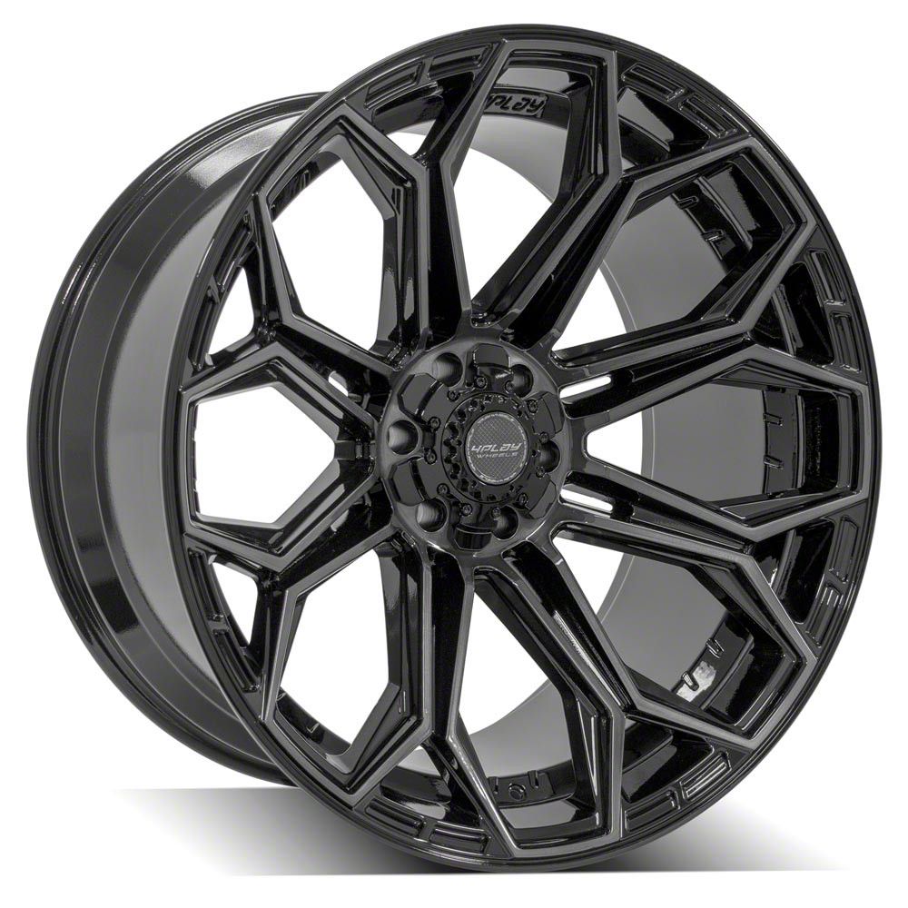 Rough Country Bronco Steel Gloss Black 6-Lug Wheel; 17x9