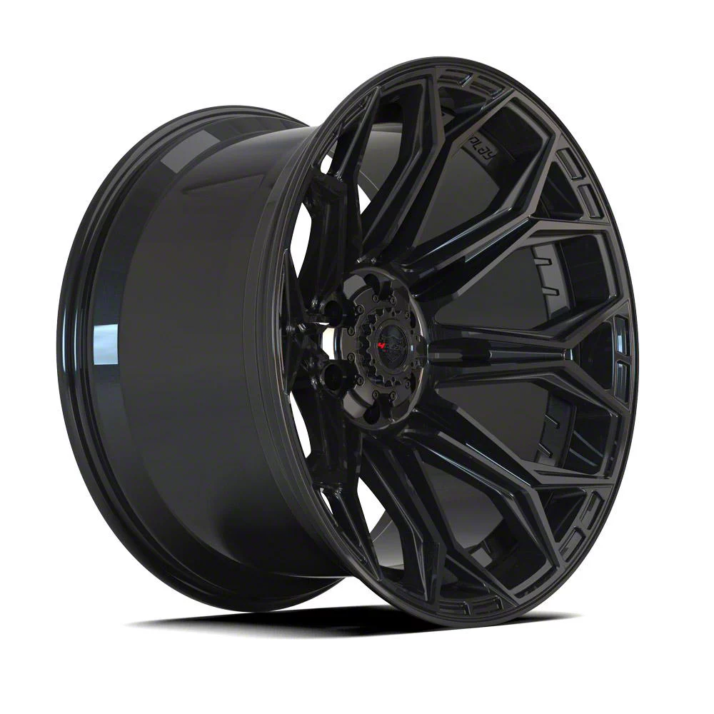 4Play Tundra 4P83 Gloss Black 6-Lug Wheel; 22x12; -44mm Offset