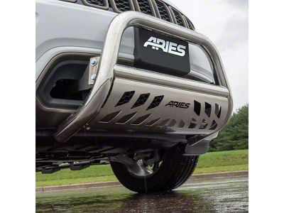 3-Inch Bull Bar; Polished Stainless (10-24 4Runner)