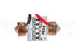 6-LED SMD LED Bulb; Amber; 31mm; 3175