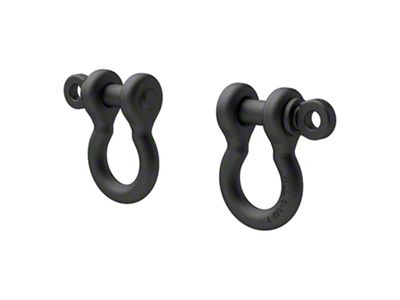 7/8-Inch 12,500 lb. D-Ring Shackles; Black