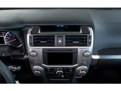 Above Center Air Vent Trim Strip; Gloss Black (14-24 4Runner)