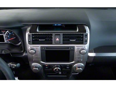 Above Center Air Vent Trim Strip; Matte Black (14-24 4Runner)