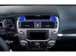 Above Center Air Vent Trim Strip; Voodoo Blue (14-24 4Runner)