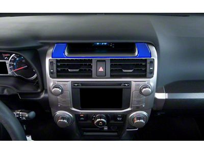 Above Center Air Vent Trim Strip; Voodoo Blue (14-24 4Runner)