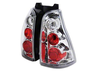 Altezza Tail Lights; Chrome Housing; Clear Lens (03-05 4Runner)
