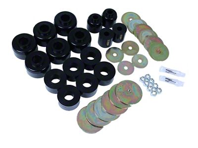 Body Mount Set; Black (03-09 4Runner; 16-24 4Runner)