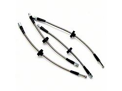Braided Stainless Steel Brake Line Kit; Front and Rear (03-13 2WD 4Runner)