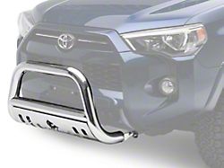 Bull Bar with Skid Plate; Stainless Steel (10-24 4Runner, Excluding Limited & Nightshade)