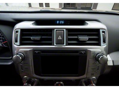 Center Air Vent Accent Trim Strip; Cement Gray (14-24 4Runner)