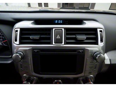 Center Air Vent Accent Trim Strip; Gloss White (14-24 4Runner)