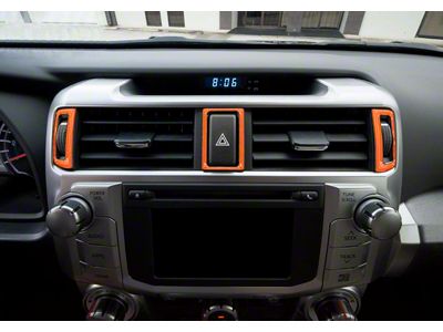Center Air Vent Accent Trim Strip; Inferno (14-24 4Runner)