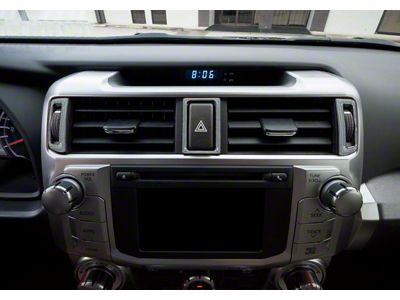 Center Air Vent Accent Trim Strip; Magnetic Gray Metallic (14-24 4Runner)