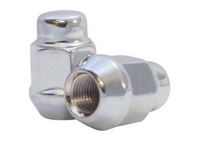 Chrome Acorn Lug Nut Kit; 12mm x 1.5; Set of 24 (03-24 4Runner)