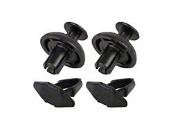 Cowl Fastener Clip Kit; 4-Pieces (10-24 4Runner)