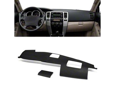 Dash Cap Cover Bezel; Textured Black (03-09 4Runner)