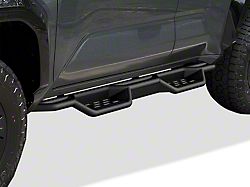 Drop Style Door to Door Nerf Side Step Bars; Black (25-26 4Runner)