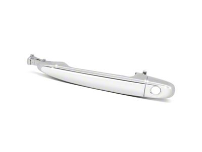 Exterior Door Handle with Keyhole; Front Driver Side; Chrome (03-09 4Runner)