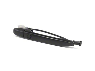 Exterior Smart Entry Door Handle without Keyhole; Front Passenger Side; Primed Black (03-09 4Runner)