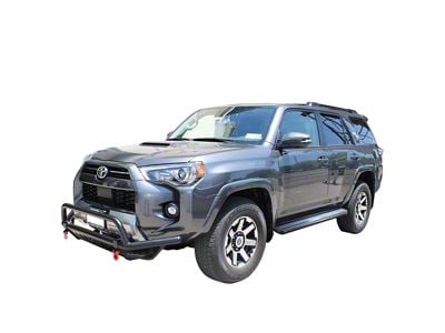 F10 Running Boards; Black (10-24 4Runner Limited)