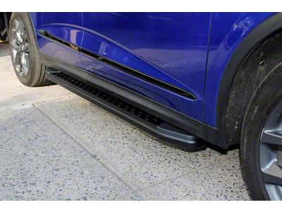 F2 Style Running Boards; Black (10-24 4Runner Limited)
