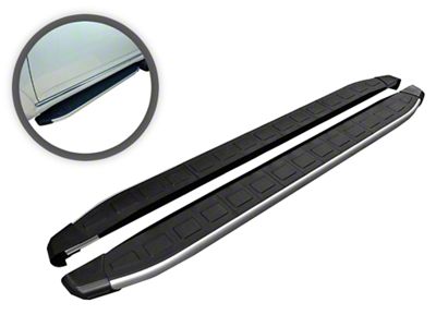F3 Style Running Boards; Black (10-24 4Runner Limited)