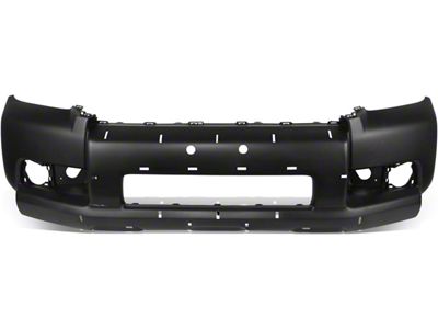 Factory Style Front Bumper Cover with Fog Light Openings; Primed Black (10-13 4Runner SR5, Trail w/ Lower Valance)