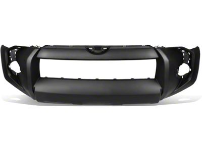 Factory Style Front Bumper Cover with Fog Light Openings; Primed Black (14-23 4Runner SR5 w/o Lower Valance)