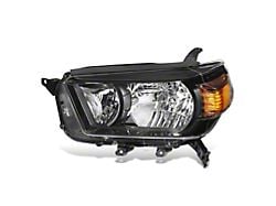 Factory Style Headlight; Black Housing; Clear Lens; Driver Side (10-13 4Runner)
