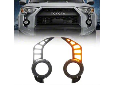 Fog Light Brackets with Tri-Color Lighting (14-24 4Runner SR5, Trail, TRD Pro, TRD Off-Road)