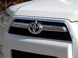 Front Bumper Trim; Stainless Steel (10-13 4Runner)