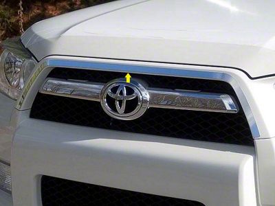 Front Bumper Trim; Stainless Steel (10-13 4Runner)