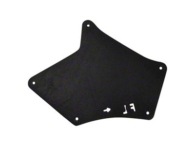 Front Lower Fender Splash Shield; Driver Side (03-16 4Runner w/o Dynamic Suspension)