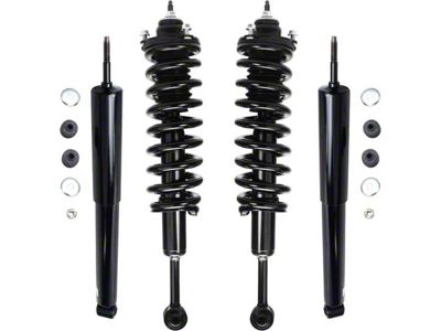 Front Strut and Spring Assemblies with Rear Shocks (03-24 4Runner w/o KDSS or X-REAS System)