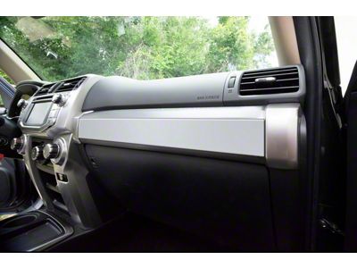 Glove Box Handle Accent Trim; Gloss White (14-24 4Runner)