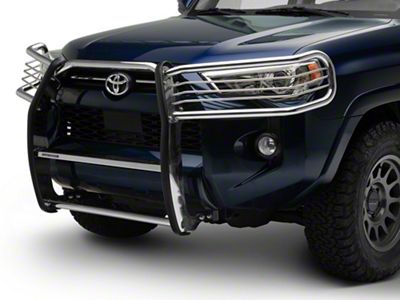 Grille Guard; Stainless Steel (10-24 4Runner, Excluding 14-24 Limited, Nightshade, TRD Pro & TRD Sport)