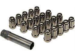Gunmetal 6-Spline Drive Wheel Lug Nuts; M12x1.50; Set of 20 (03-24 4Runner)