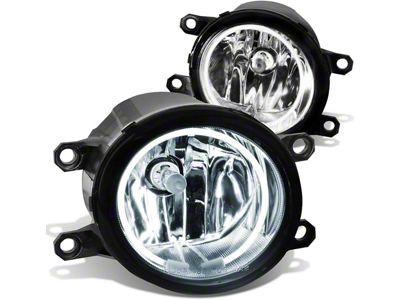 Halo Fog Lights; Clear (10-13 4Runner)
