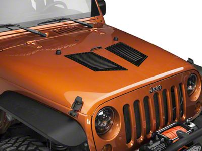 Hi-Flow Louvers; Medium; Semi-Gloss Black (Universal; Some Adaptation May Be Required)