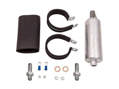 High Flow In-Line Fuel Pump Kit; 255LPH (Universal; Some Adaptation May Be Required)