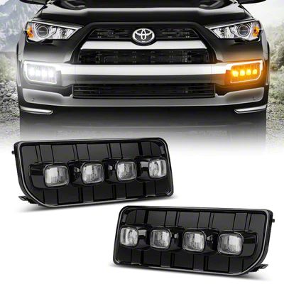 Toyota 4-Runner LED DRL Fog Lights with Sequential Turn