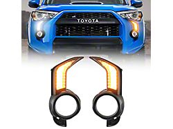 LED Sequential Fog Light Bezel Kit with Turn Signals (14-24 4Runner, Excluding Limited & TRD Sport)