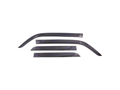 Low Profile Ventvisor Window Deflectors; Front and Rear; Dark Smoke (10-24 4Runner)
