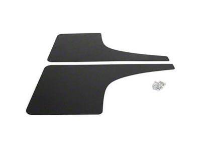 Mud Flaps; Rear; Carbon Flash Metallic Vinyl (10-24 4Runner)