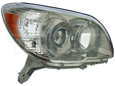 OE Style Headlight; Chrome Housing; Clear Lens; Passenger Side (06-09 4Runner Sport)
