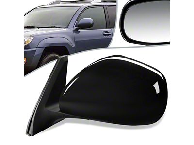 OE Style Non-Heated Mirror; Driver Side; Textured Black (03-09 4Runner)