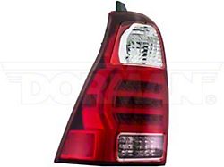 OE Style Tail Light; Chrome Housing; Red/Clear Lens; Driver Side (06-09 4Runner)