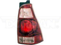OE Style Tail Light; Chrome Housing; Red/Clear Lens; Passenger Side (03-05 4Runner)